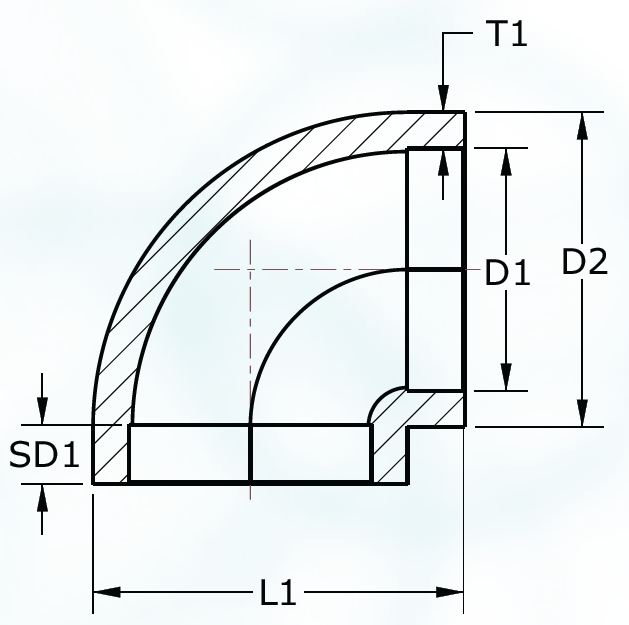 Elbow 90 DEG Spec