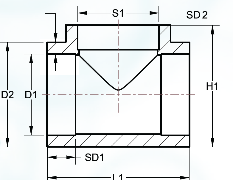 Reducer Tee Spec